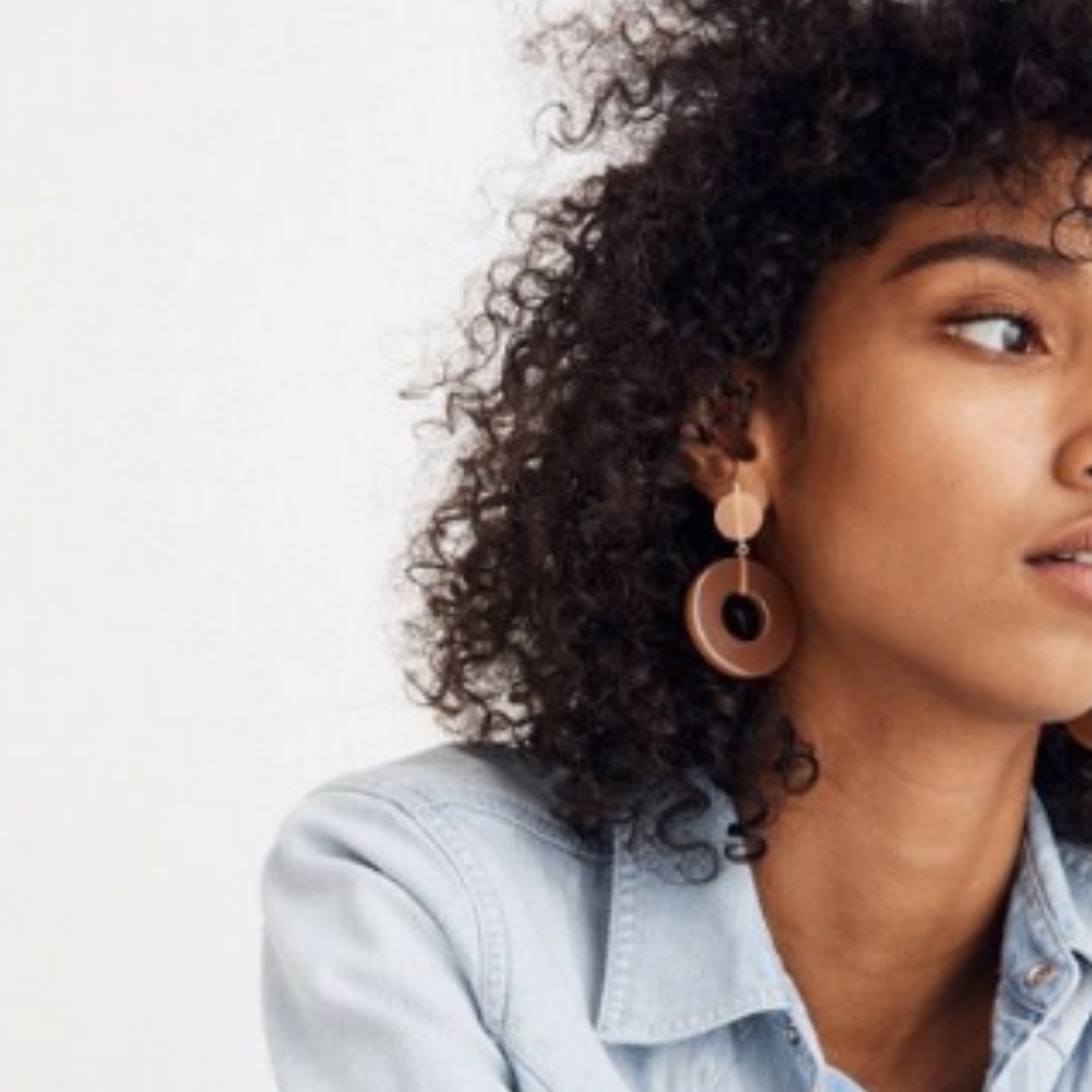 Madewell Circle Statement Earrings